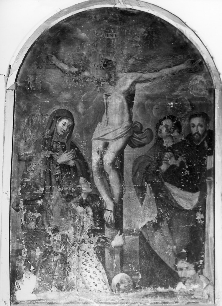 crocifissione (dipinto) - ambito abruzzese (sec. XVII)