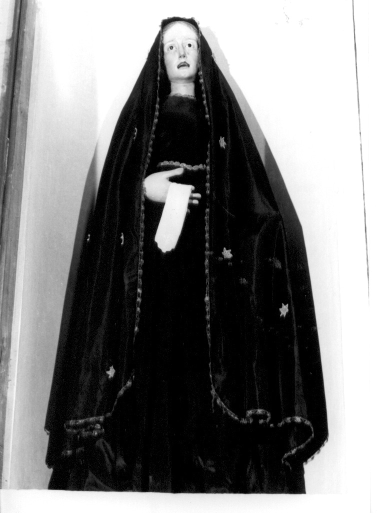 Madonna Addolorata (statua, opera isolata) - ambito abruzzese (fine/inizio secc. XVIII/ XIX)
