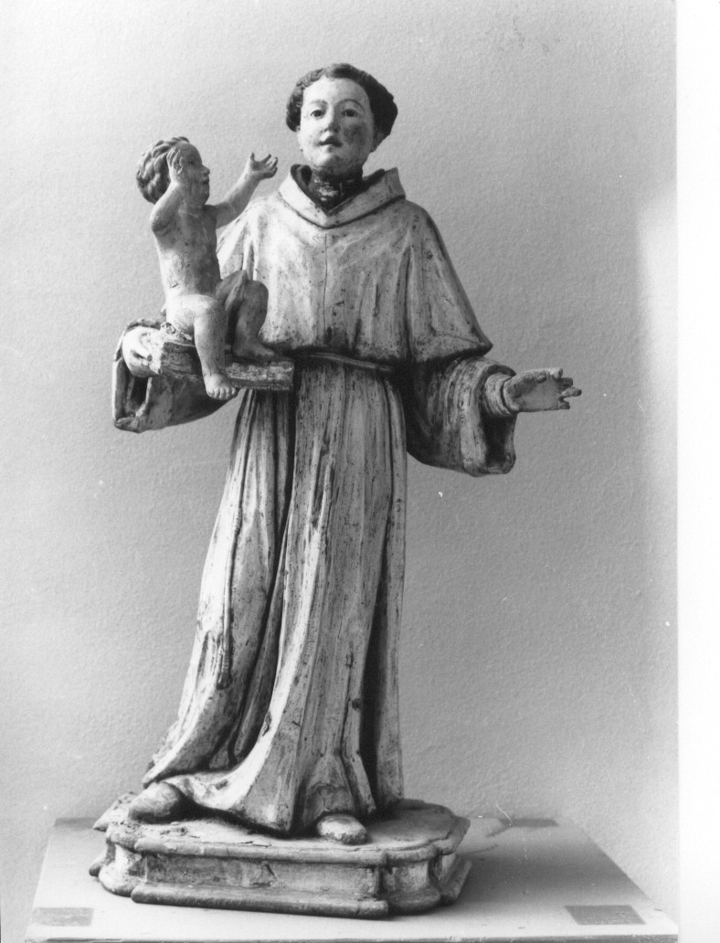 Sant'Antonio da Padova (statua, opera isolata) - ambito abruzzese (sec. XVIII)