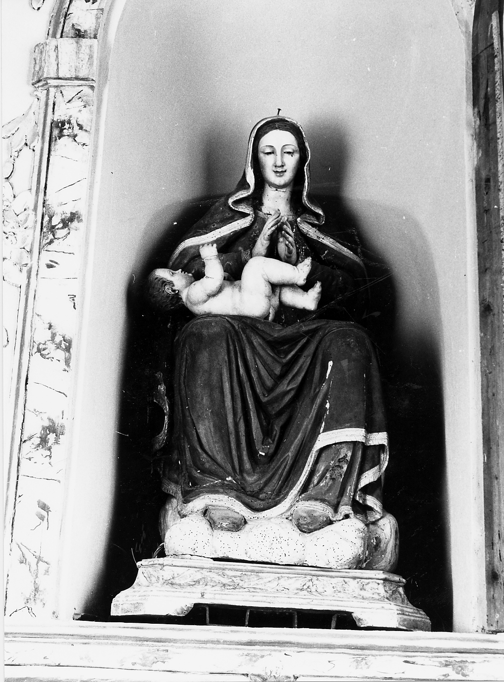 Madonna con Bambino (scultura) - ambito abruzzese (sec. XVIII)