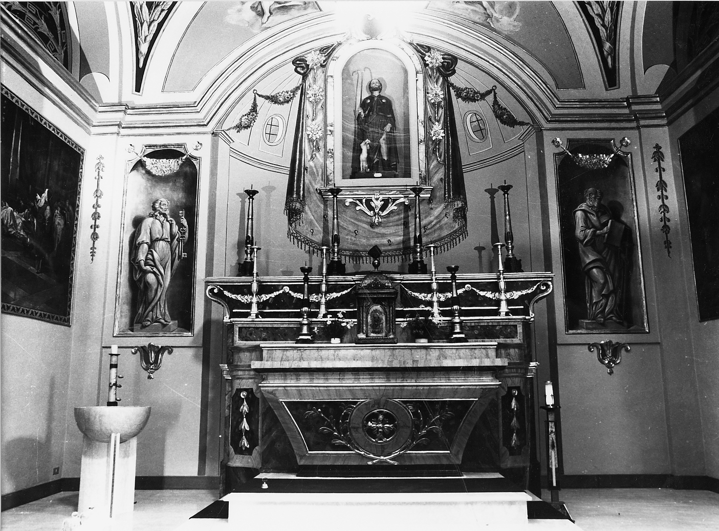 altare maggiore - ambito abruzzese (sec. XIX)