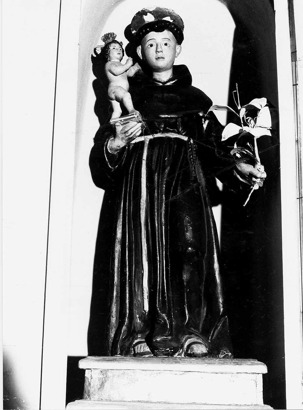 Sant'Antonio da Padova (statua) - ambito abruzzese (sec. XIX)