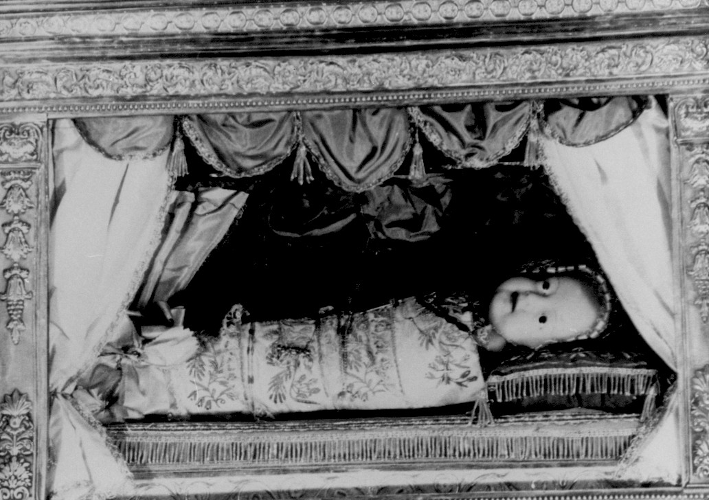 Gesù Bambino (statuetta, opera isolata) - ambito abruzzese (sec. XVIII)