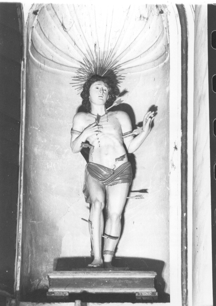 San Sebastiano (statua, opera isolata) - ambito abruzzese (sec. XVIII)