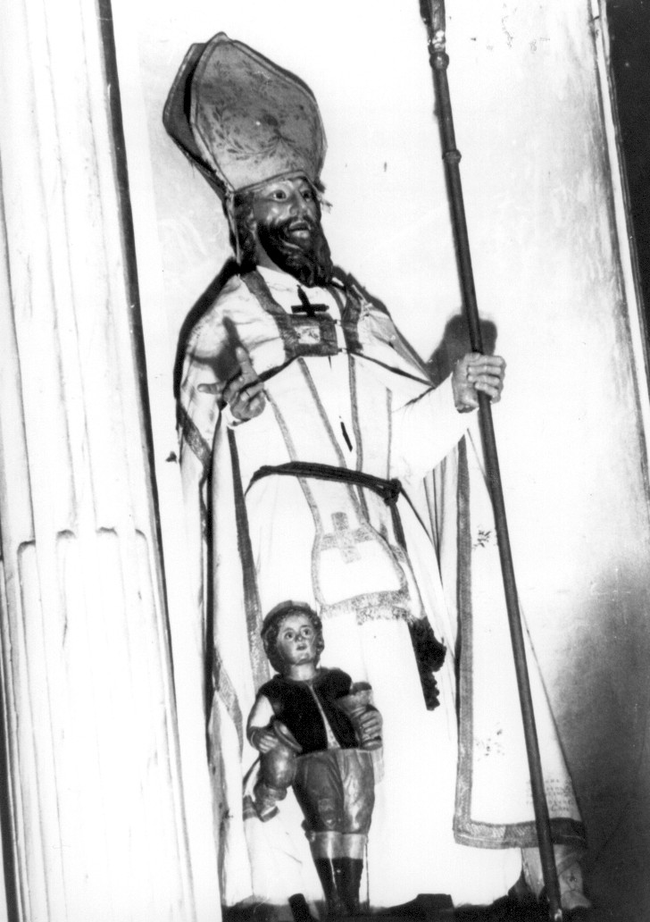 San Nicola di Bari (statua, opera isolata) - ambito abruzzese (sec. XVIII)