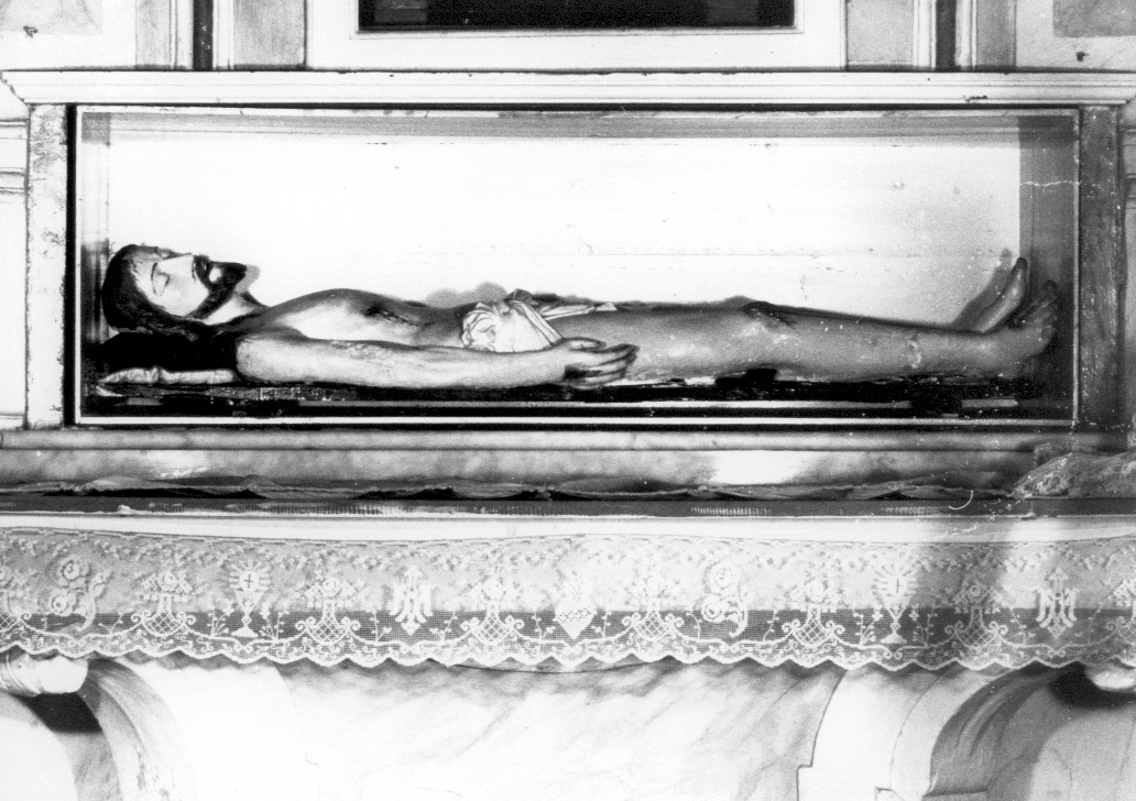 Cristo morto (statua, opera isolata) - ambito abruzzese (sec. XVIII)