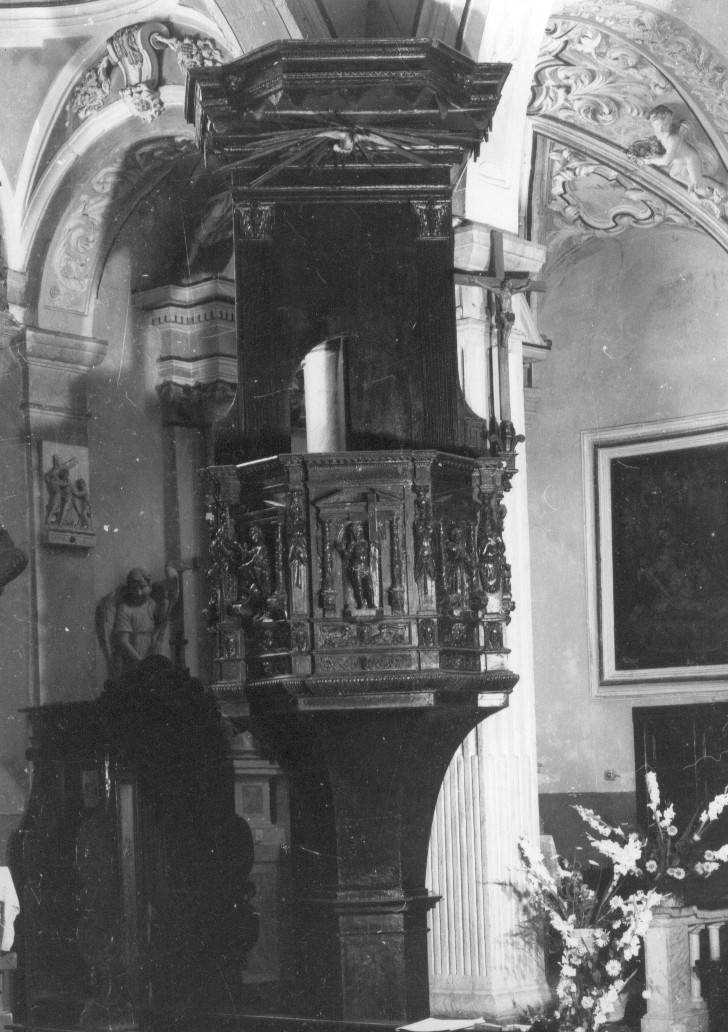 pulpito, opera isolata - ambito abruzzese (seconda metà sec. XVI)