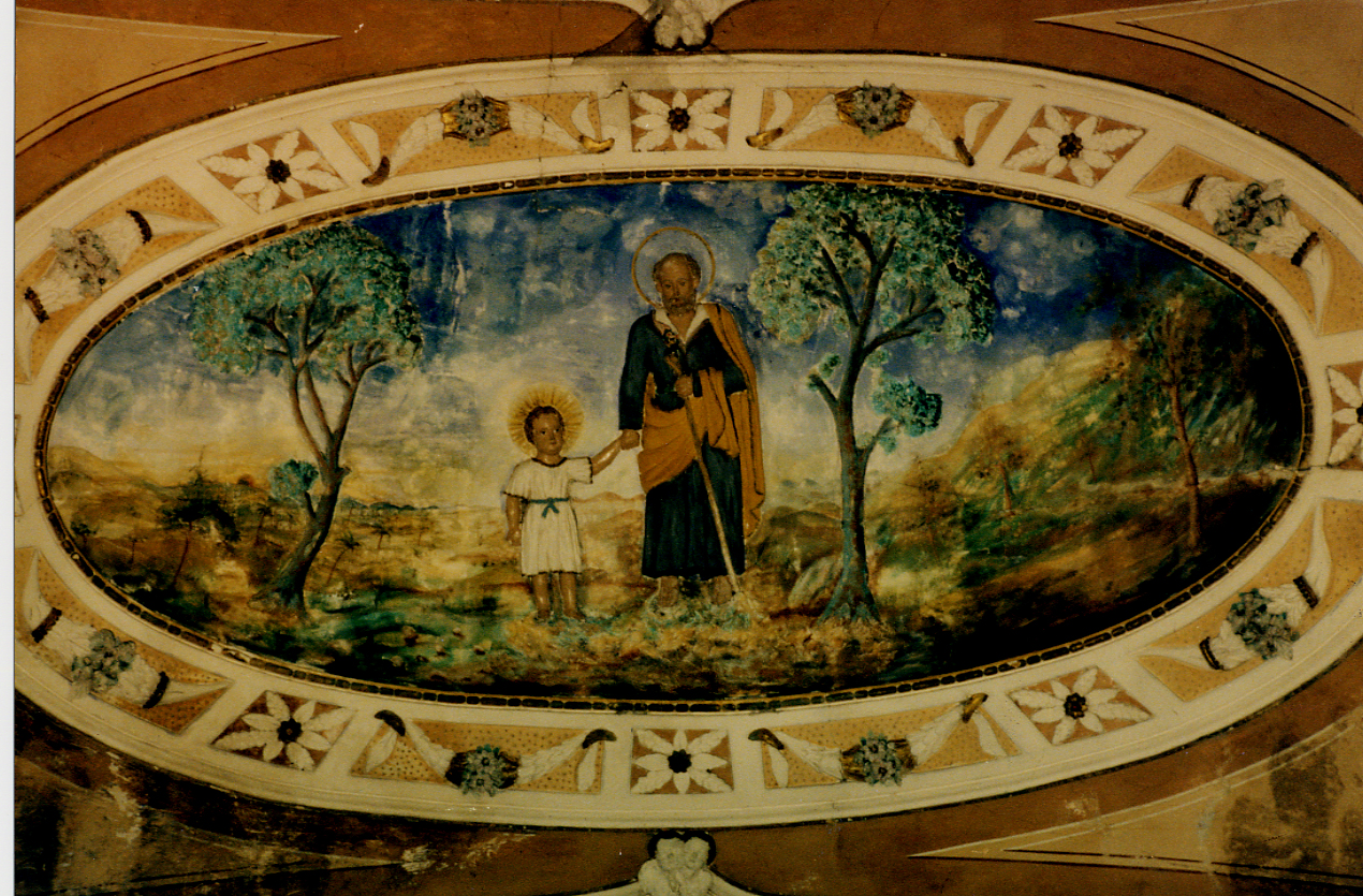 prima cornice; in fondo, San Donato con Bambino Gesù (dipinto) - ambito abruzzese (fine sec. XIX)
