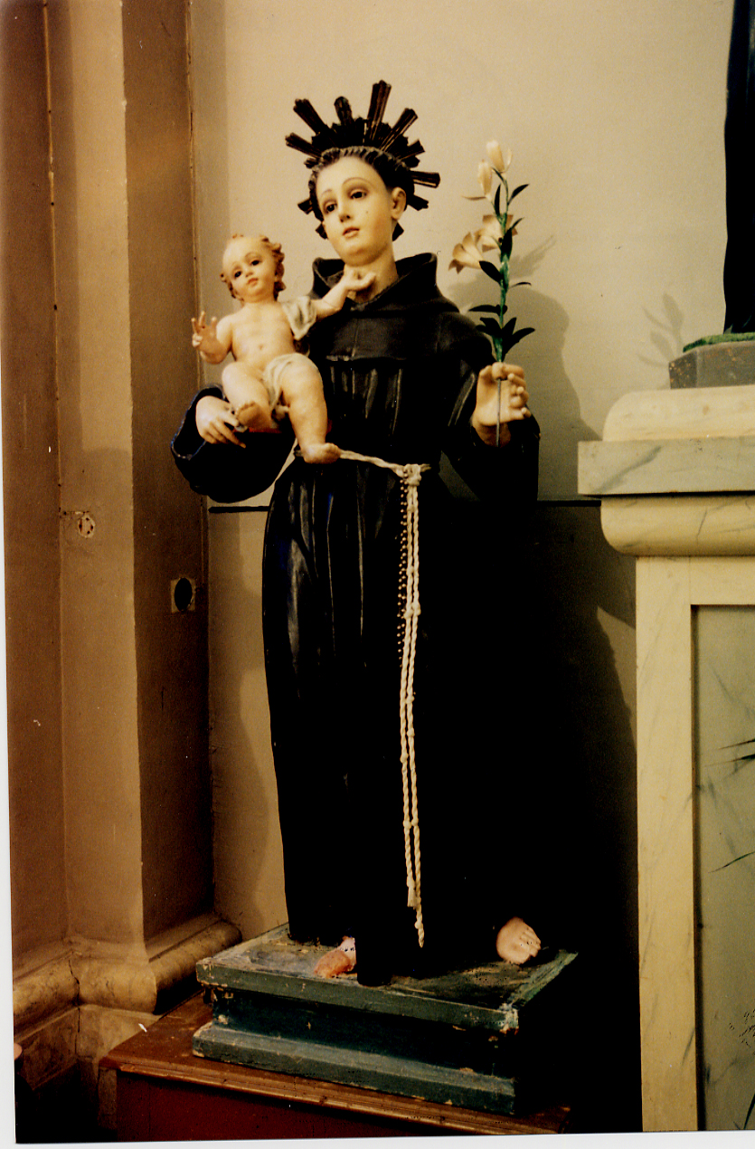Sant'Antonio di Padova (statua) - bottega molisana (secc. XVIII/ XIX)
