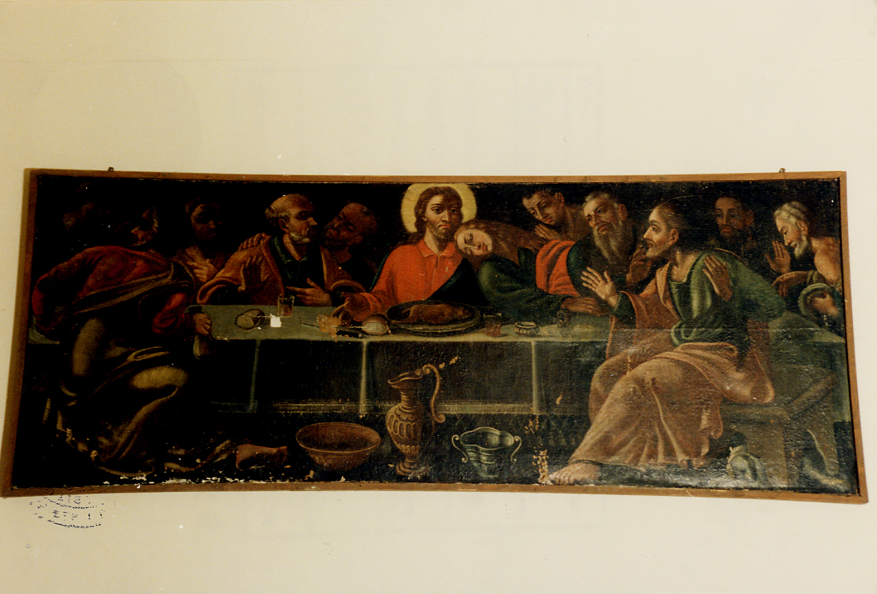 Ultima cena (dipinto) - ambito abruzzese (metà sec. XVII)