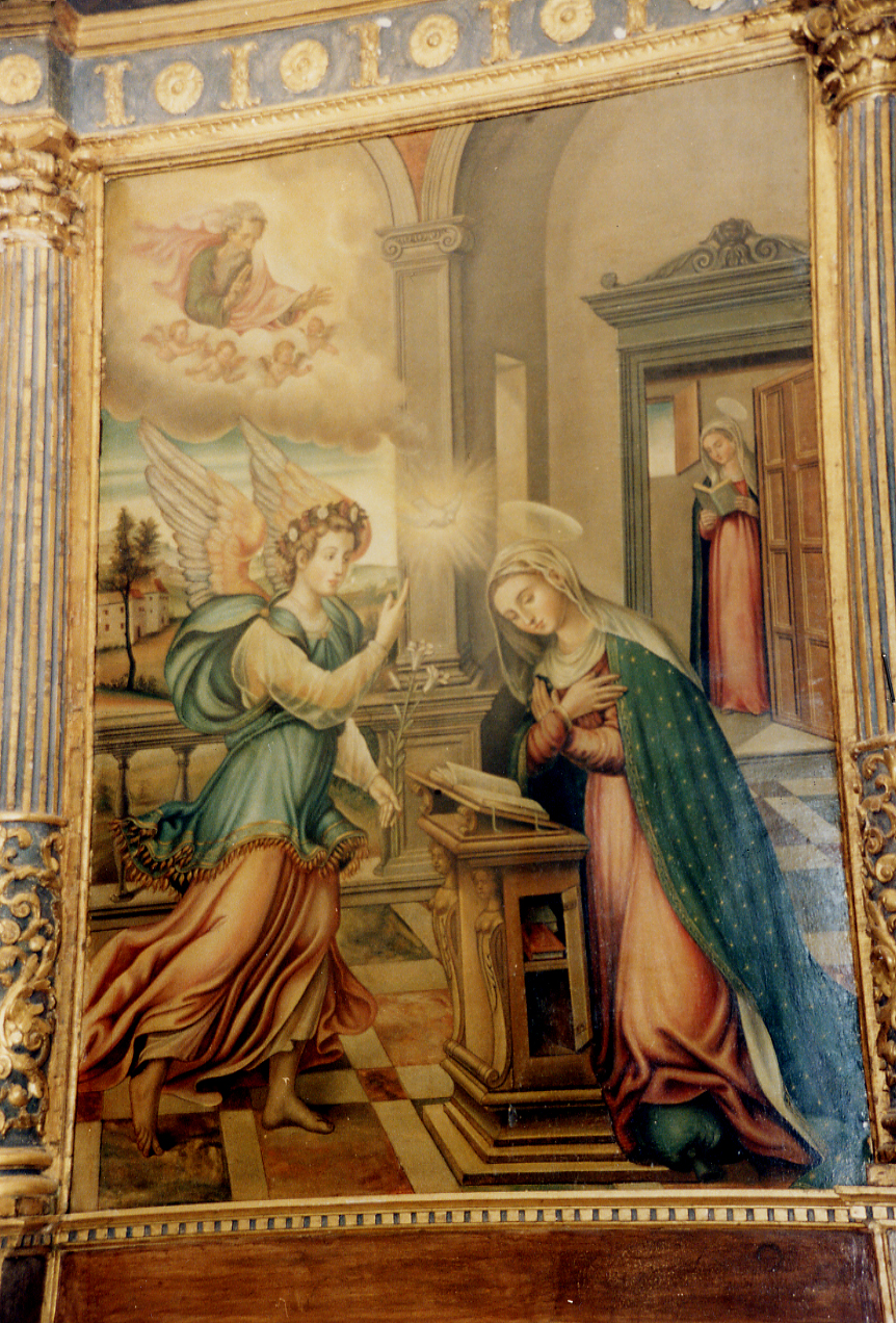 Annunciazione (dipinto) - bottega marchigiano-abruzzese (sec. XVI)