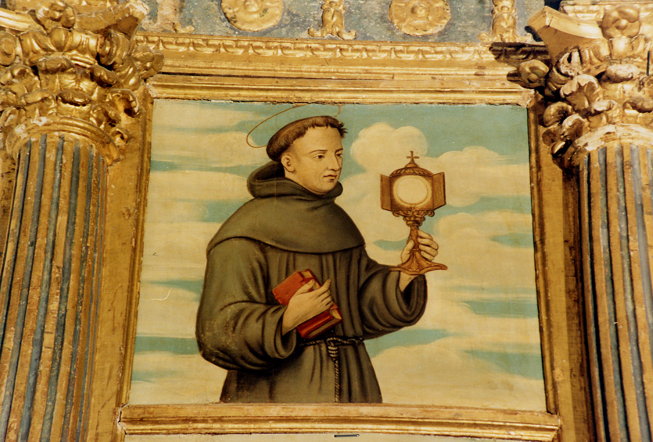 San Bernardino (dipinto) - bottega marchigiano-abruzzese (sec. XVI)