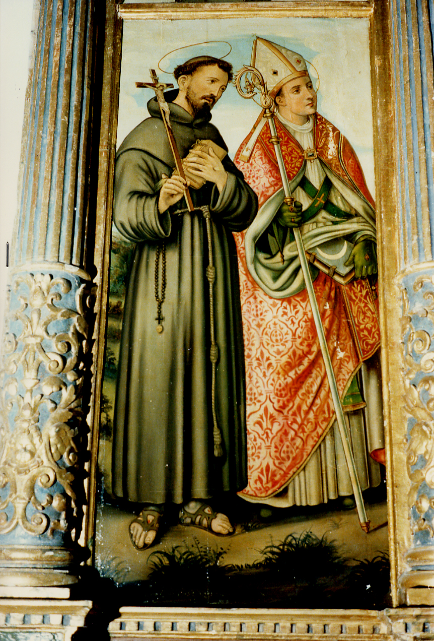 San Francesco e San Donato (dipinto) - bottega marchigiano-abruzzese (sec. XVI)