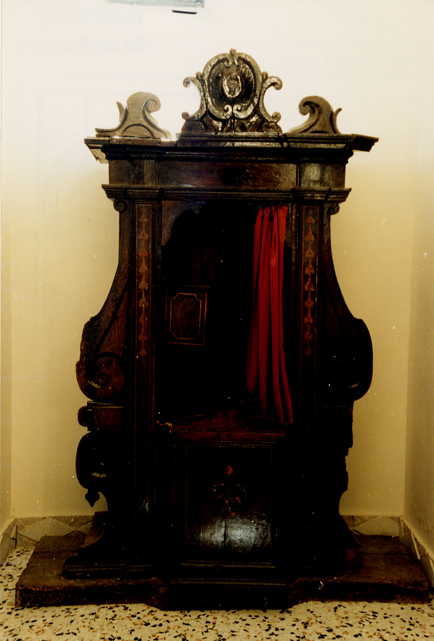 confessionale - ambito molisano (fine sec. XVII)