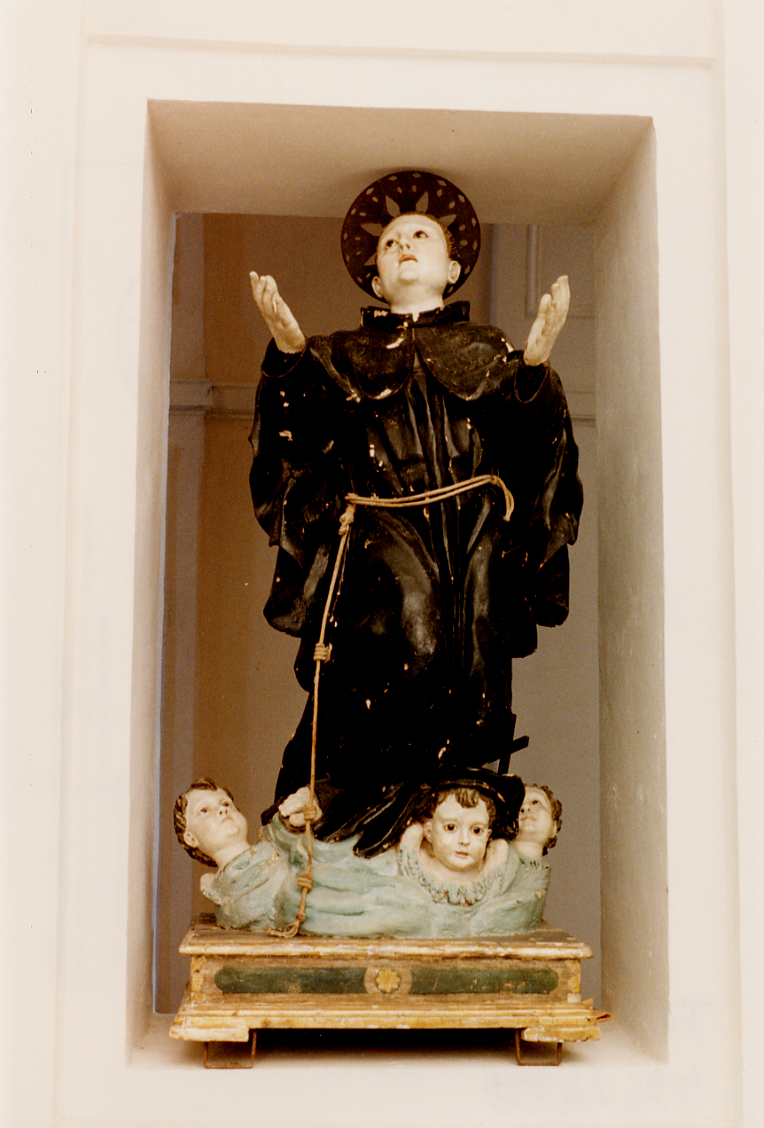 San Amico (?) (gruppo scultoreo) - ambito abruzzese (sec. XVIII)