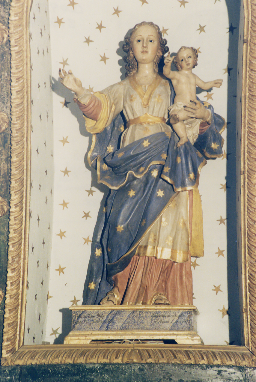 Madonna del Rosario (statua) di Di Zinno Paolo Saverio (sec. XVIII)