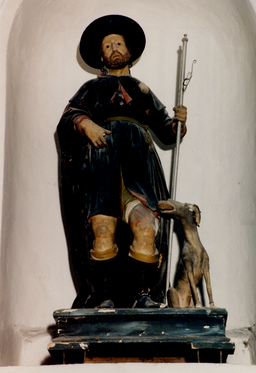 San Rocco (statua) - ambito abruzzese (fine sec. XIX)