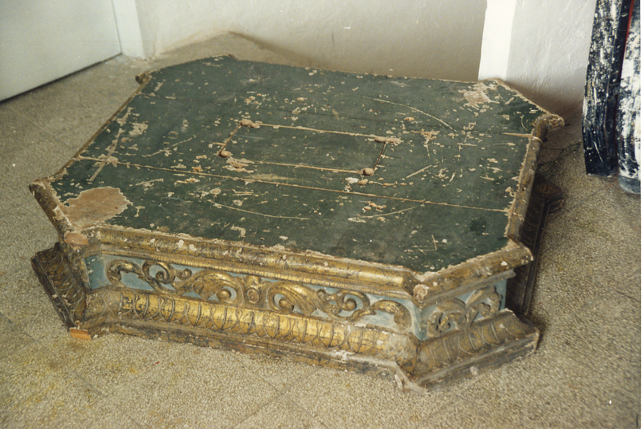 piedistallo di statua - ambito Italia centrale (inizio sec. XIX)