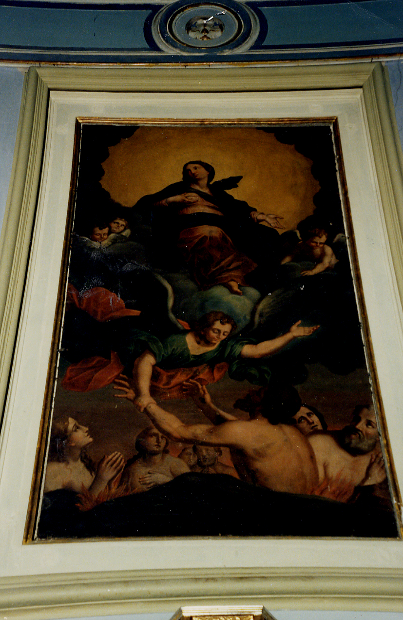 Madonna della Misericordia ed anime purganti (dipinto) - ambito abruzzese (fine sec. XVIII)