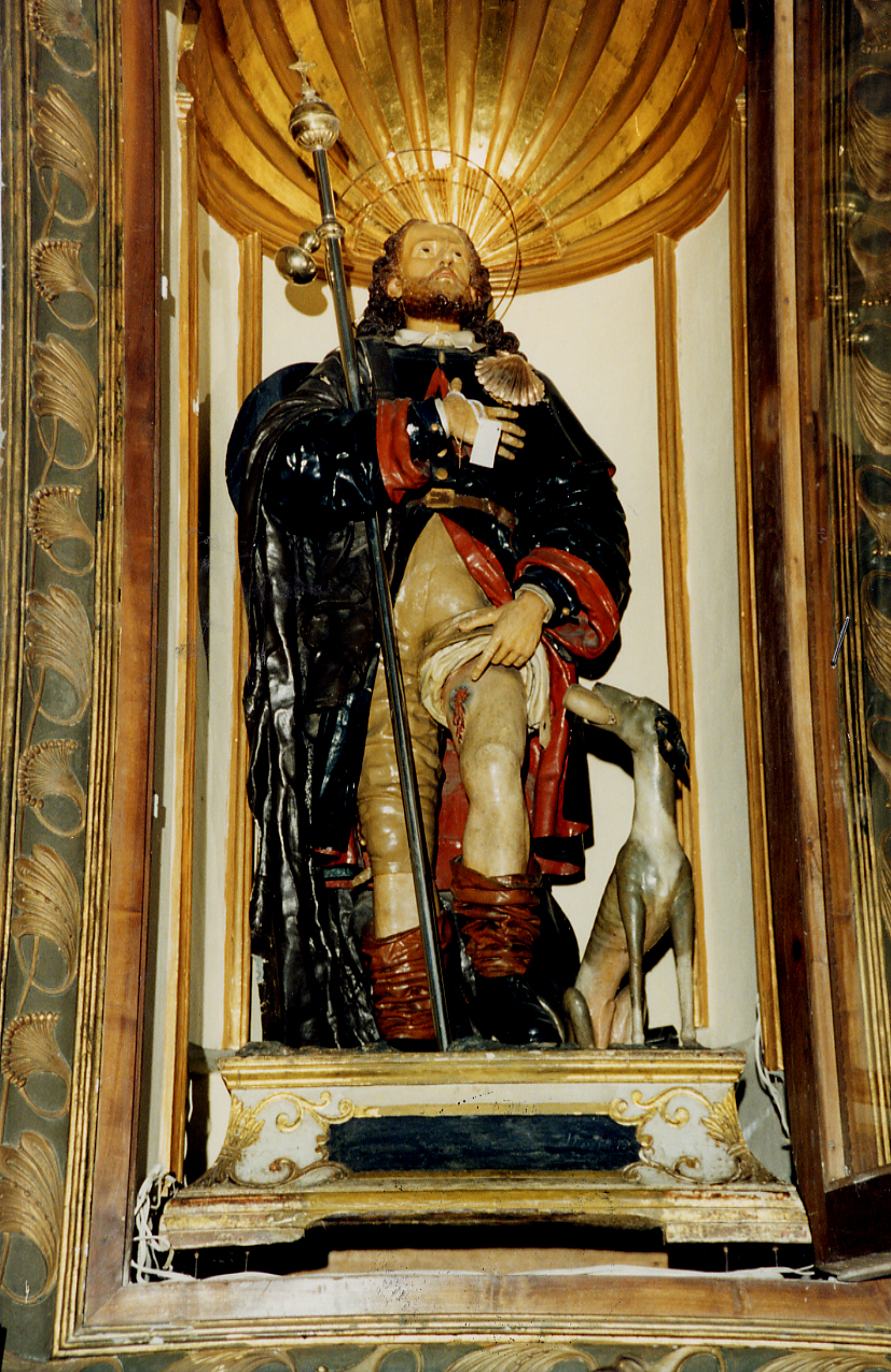 San Rocco (statua) di Falcucci Michele (sec. XIX)