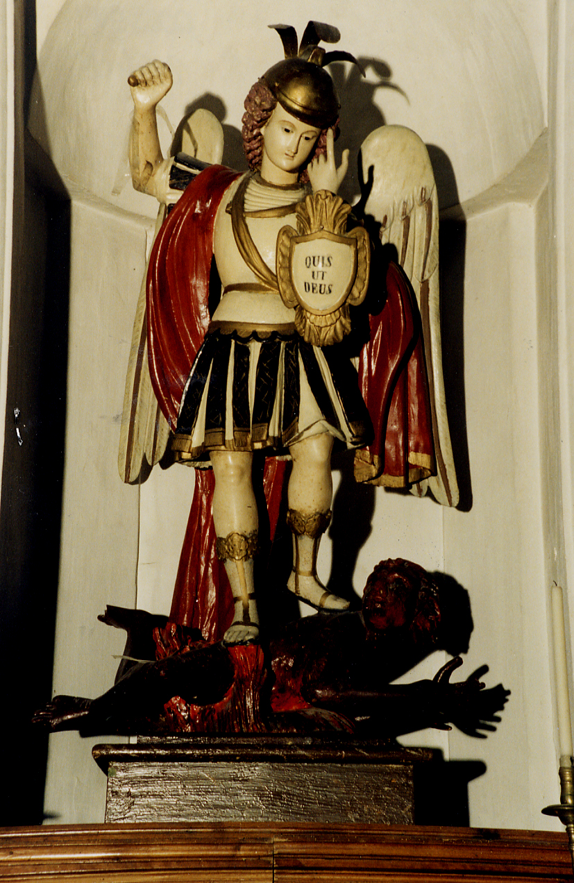 San Michele Arcangelo (statua) - ambito abruzzese (fine sec. XIX)