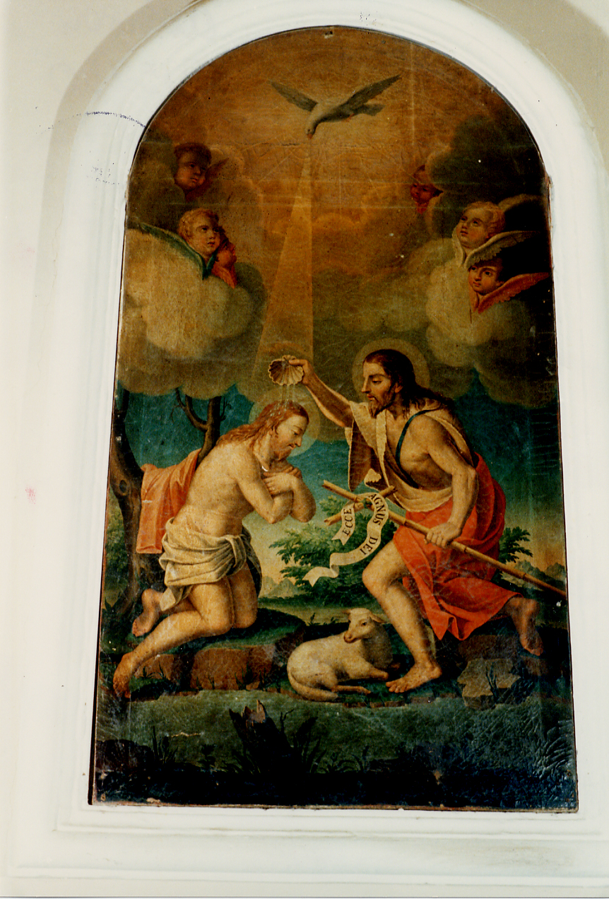 Battesimo di Cristo (dipinto) di De Benedictis Francesco Maria (seconda metà sec. XIX)