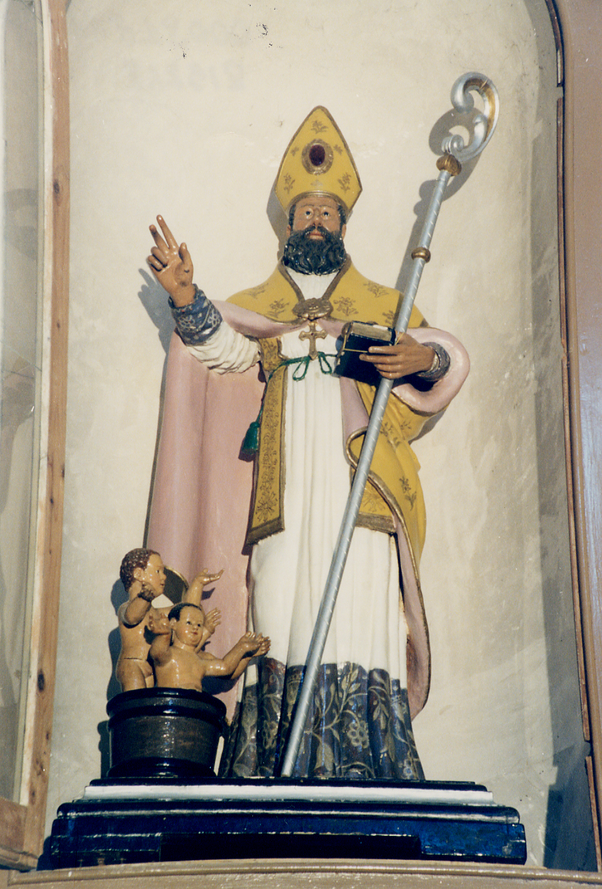 San Nicola di Bari (statua) - ambito abruzzese (metà sec. XIX)