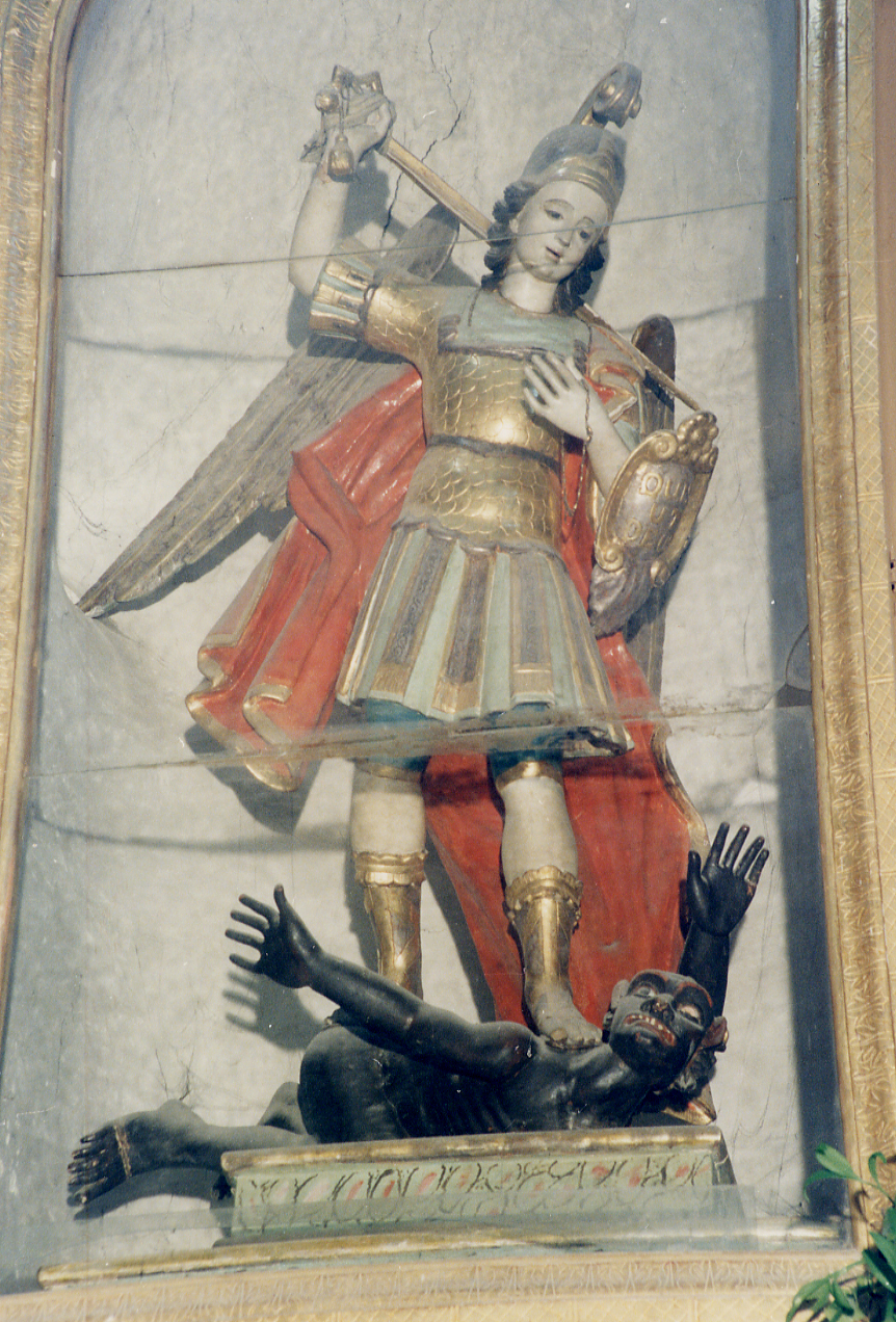 San Michele Arcangelo (statua) - ambito abruzzese (fine/inizio secc. XVIII/ XIX)