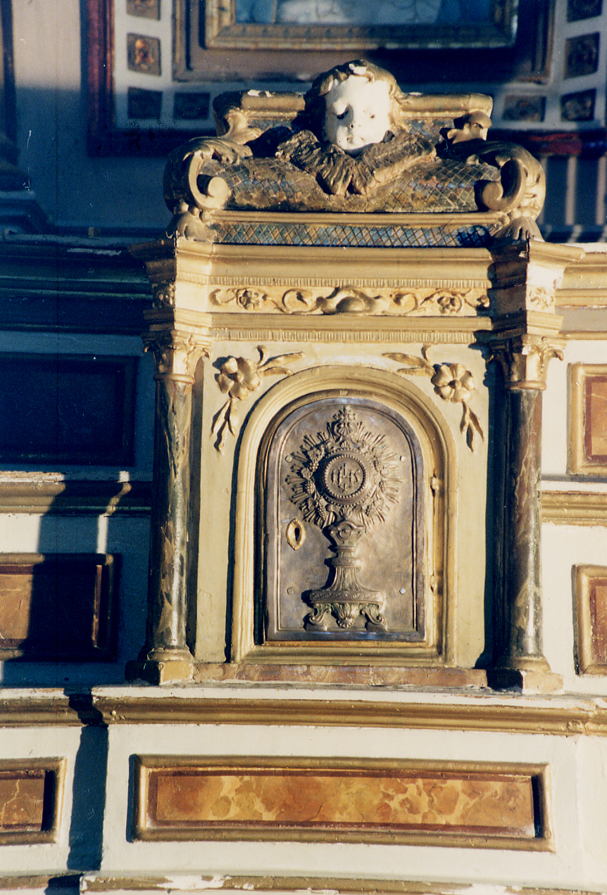 tabernacolo - ambito abruzzese (inizio sec. XIX)