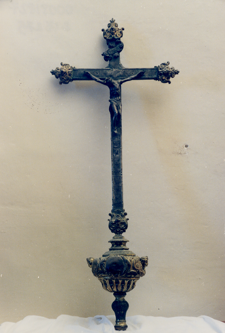 croce processionale - bottega napoletana (sec. XVIII)