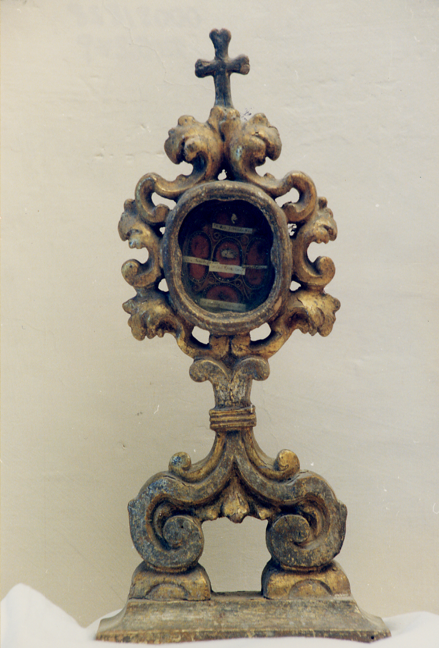 reliquiario - ambito abruzzese (sec. XIX)