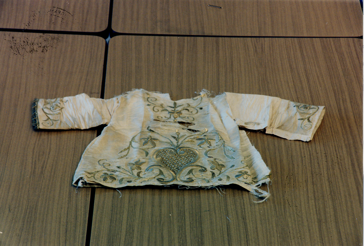 veste di statua - veste del Bambino Gesù - manifattura napoletana (sec. XIX)