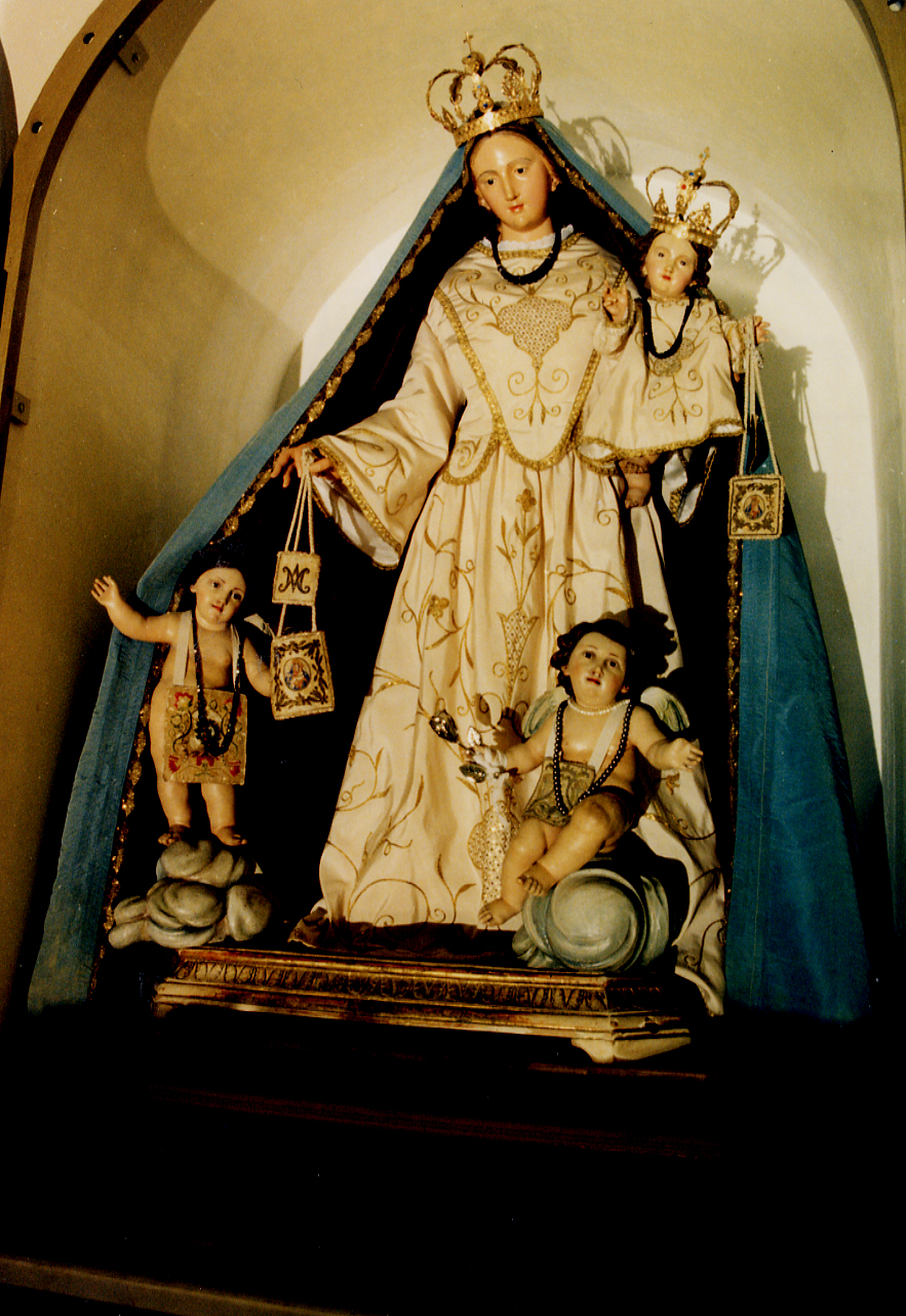 Madonna del Carmelo (statua) di Labbate Emilio (scuola) (prima metà sec. XVIII)
