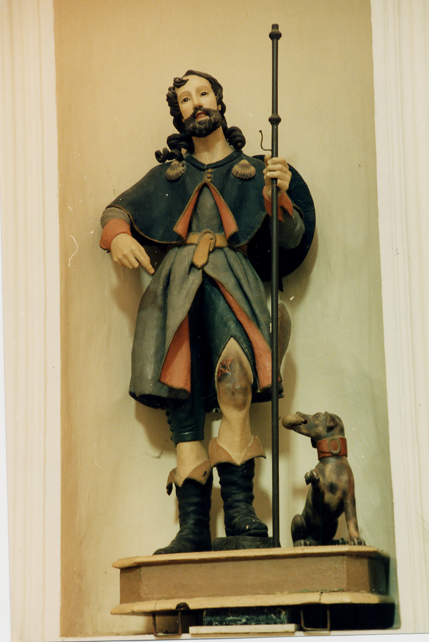 San Rocco (statua) - ambito abruzzese (metà sec. XIX)