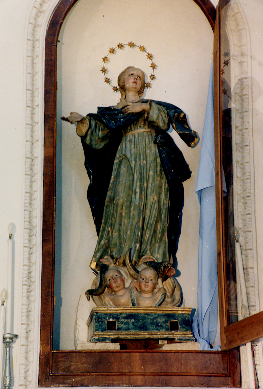 Immacolata Concezione (statua) di Di Zinno Paolo Saverio (sec. XVIII)