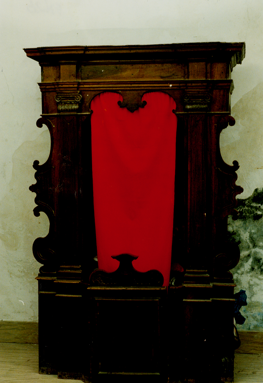 confessionale - ambito abruzzese (inizio sec. XIX)