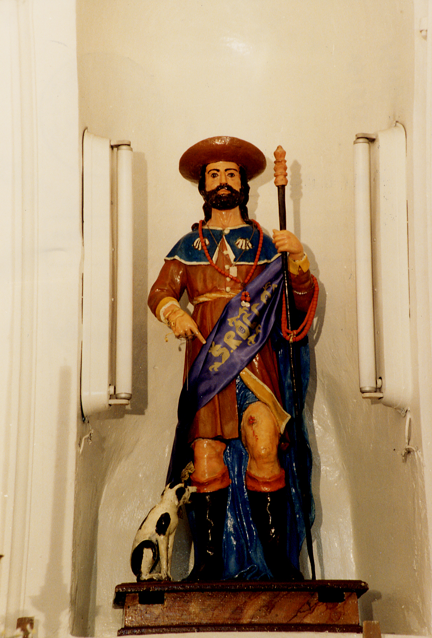 San Rocco (statua) - ambito abruzzese (fine sec. XVIII)