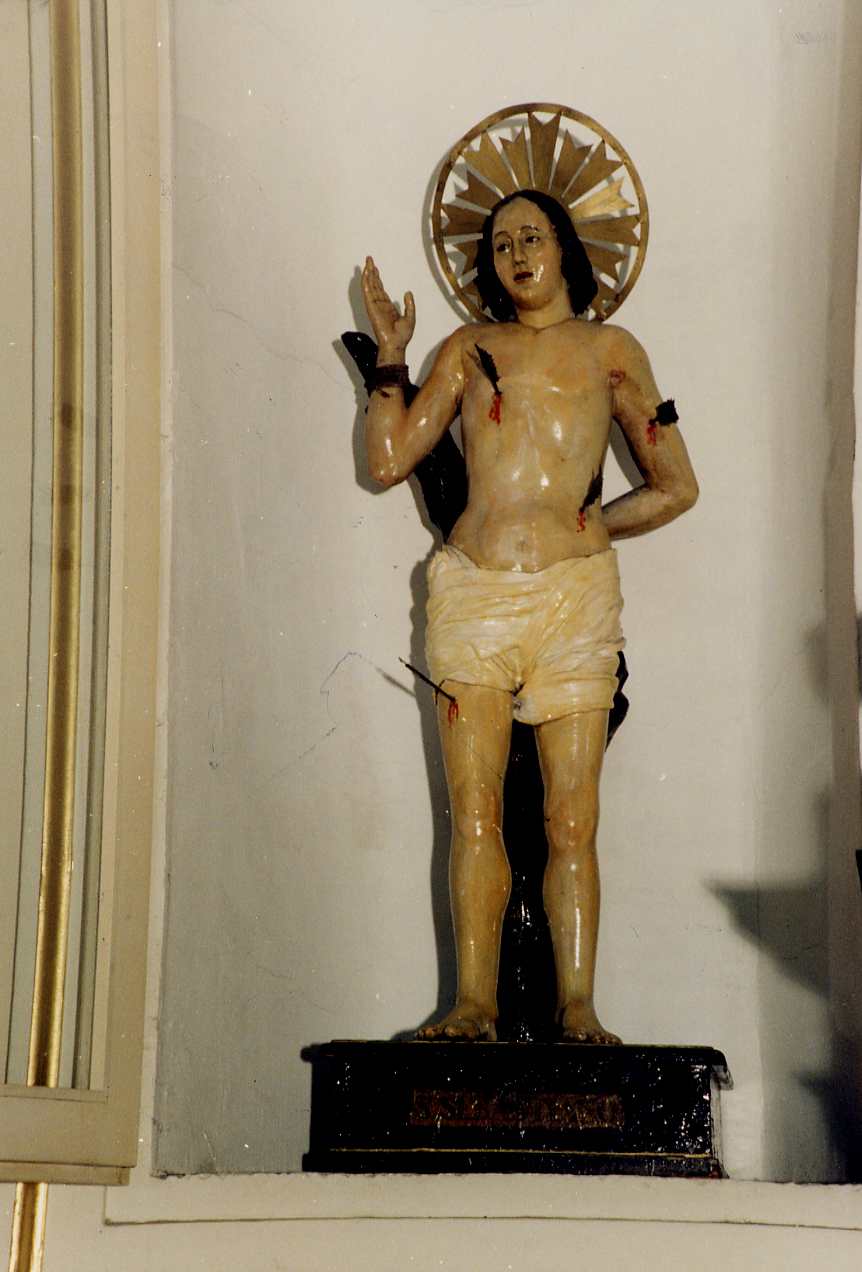 San Sebastiano (statua) - ambito abruzzese (metà sec. XIX)