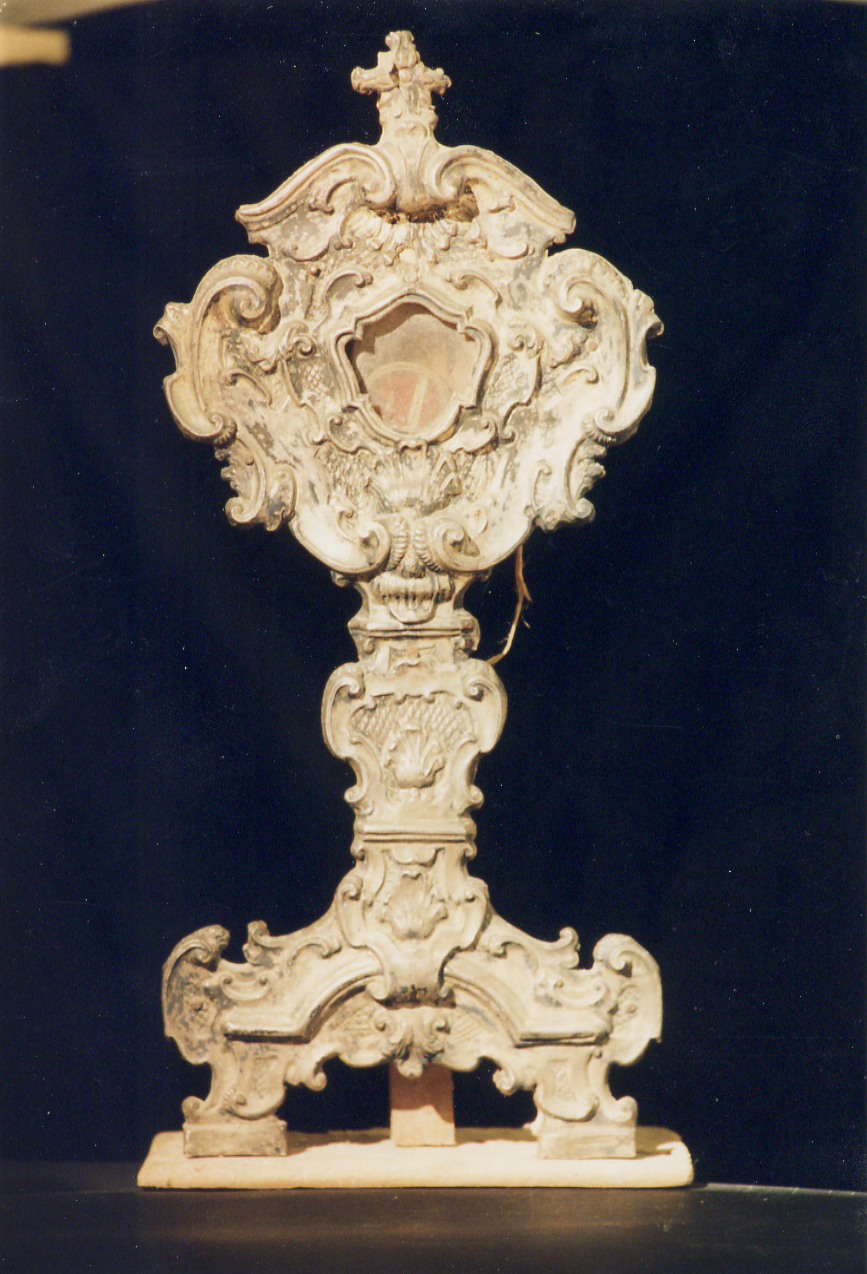 reliquiario - a ostensorio - ambito abruzzese (fine sec. XVIII)