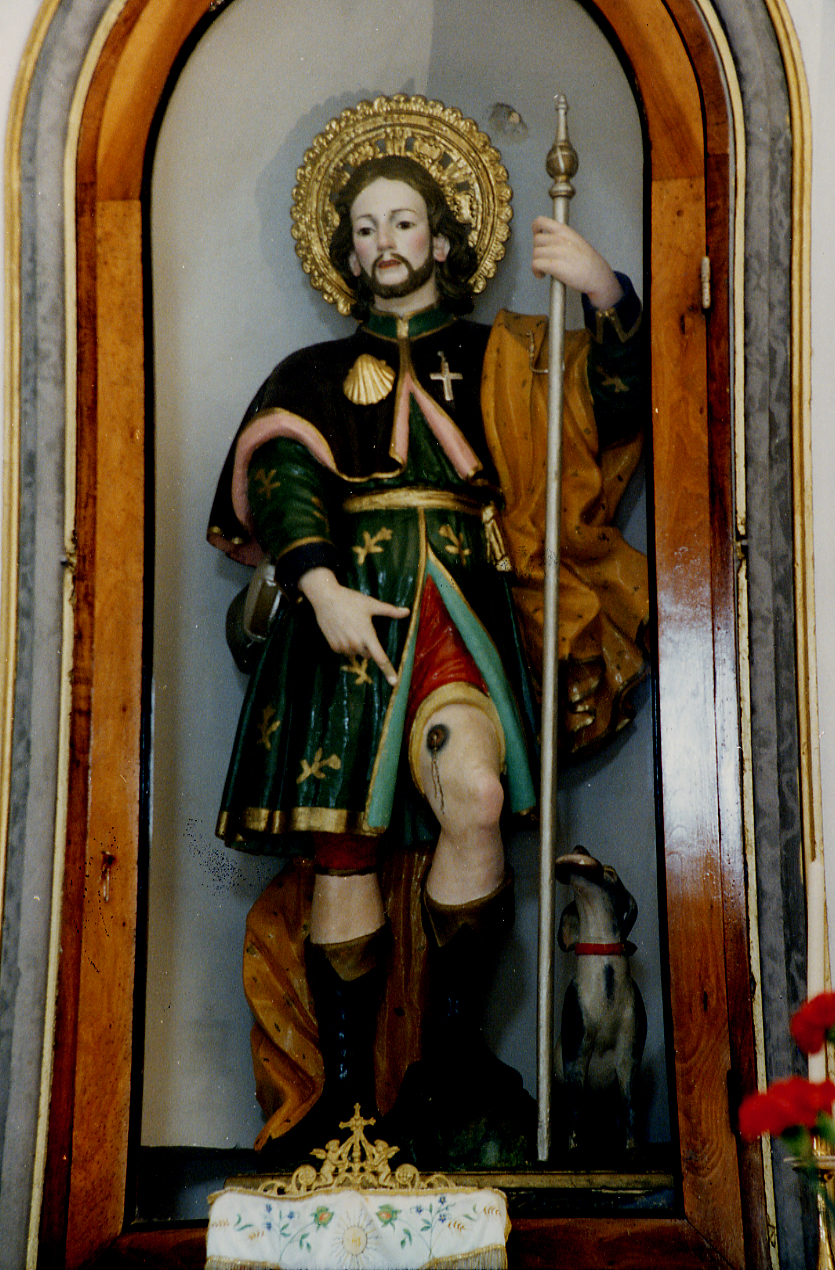 San Rocco (statua) - ambito abruzzese (metà sec. XIX)