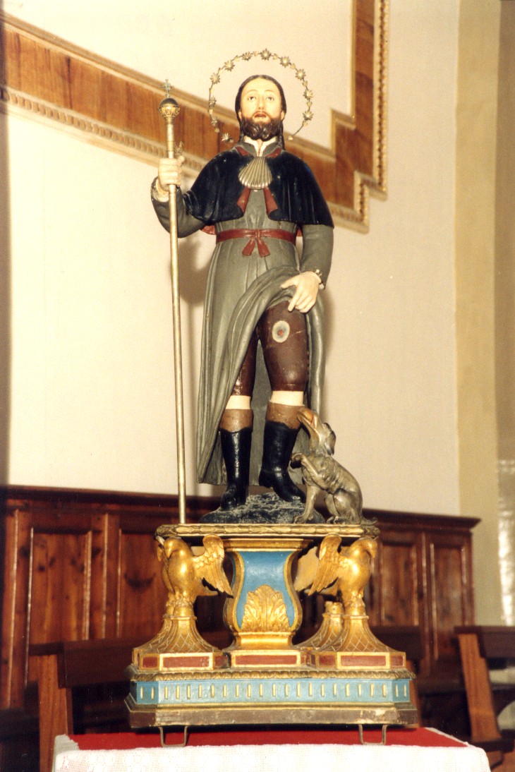 San Rocco (statua) - ambito abruzzese (sec. XIX)