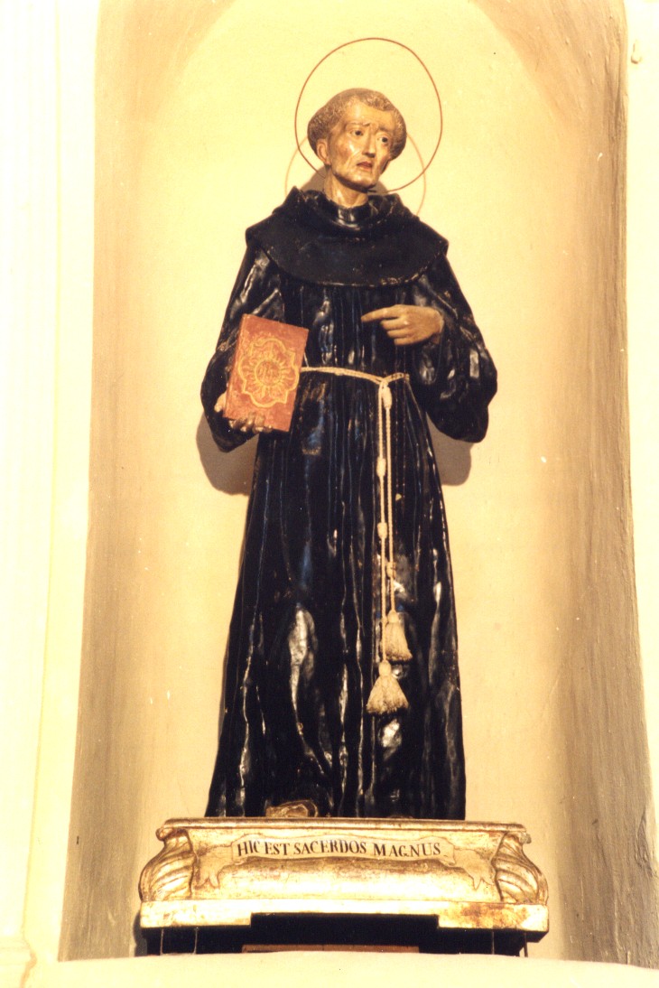 San Bernardino da Siena (statua) - ambito abruzzese (sec. XIX)