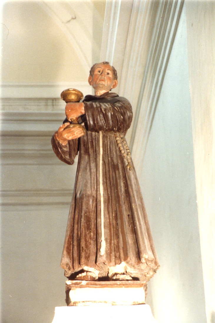 San Bernardino (statua) - ambito abruzzese (prima metà sec. XIX)