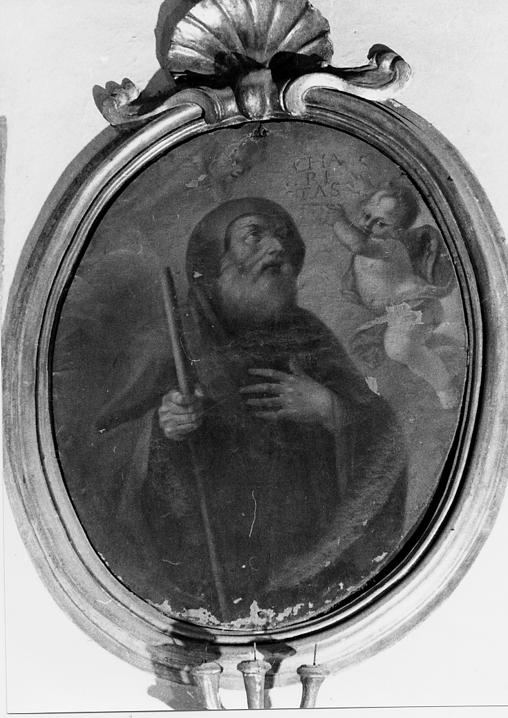 SANT'ANTONIO ABATE (dipinto) di Caro Lorenzo de (maniera) (sec. XVIII)