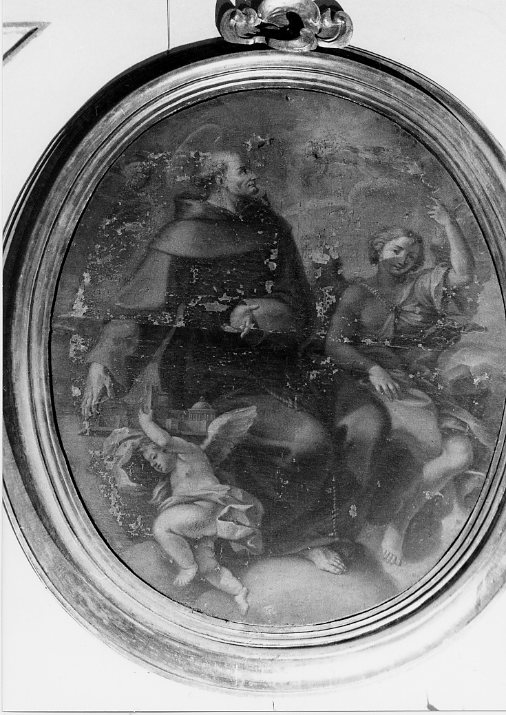 SAN BERNARDINO (dipinto) - ambito napoletano (sec. XVIII)