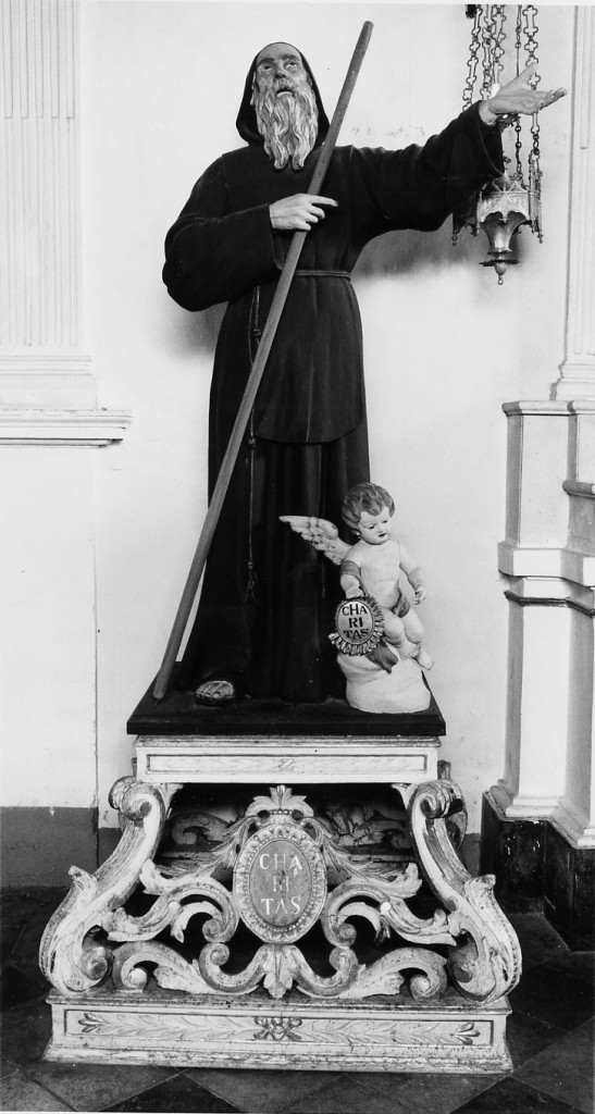 SAN FRANCESCO DI PAOLA (statua) - ambito abruzzese (secc. XIX/ XX)