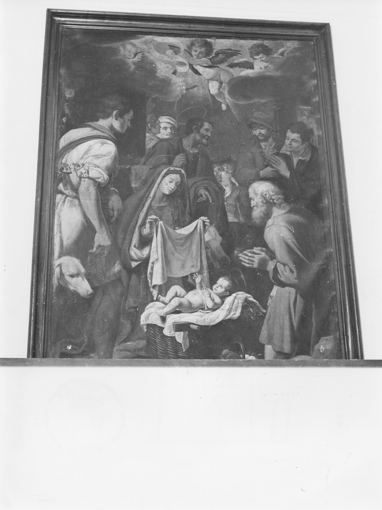 NATIVITA' DI GESU' (dipinto) di Bedeschini Giulio Cesare (inizio sec. XVII)