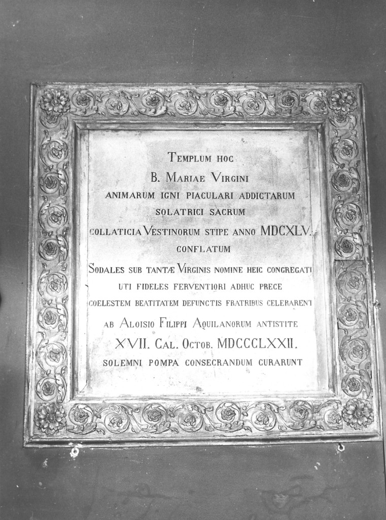 lapide - ambito Italia centrale (sec. I)