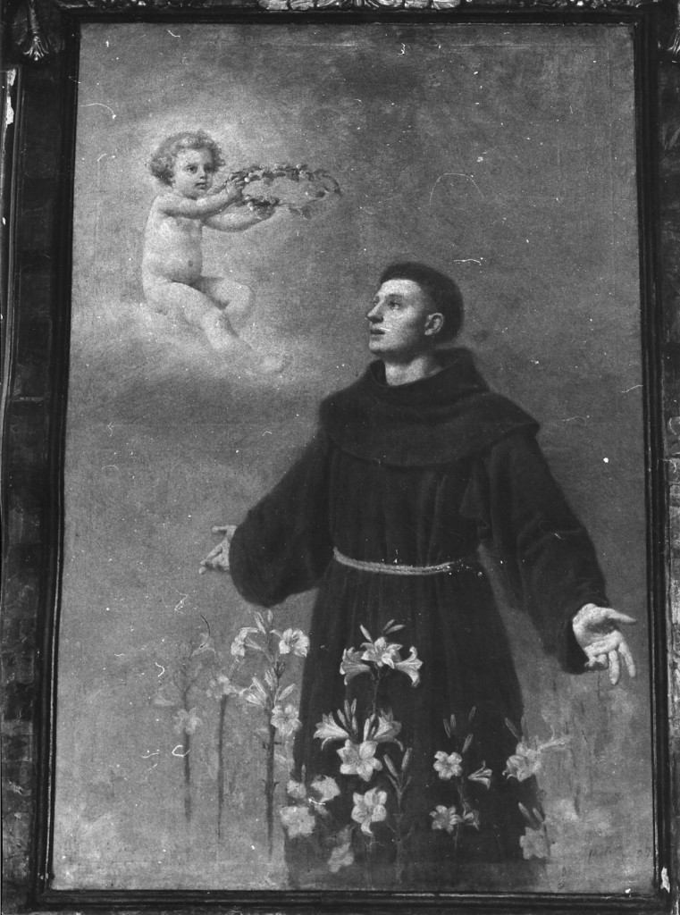 SANT'ANTONIO DA PADOVA (dipinto) - ambito Italia centrale (sec. I)