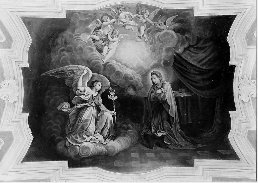 ANNUNCIAZIONE (dipinto) di Patrignani Carlo (fine sec. XIX)